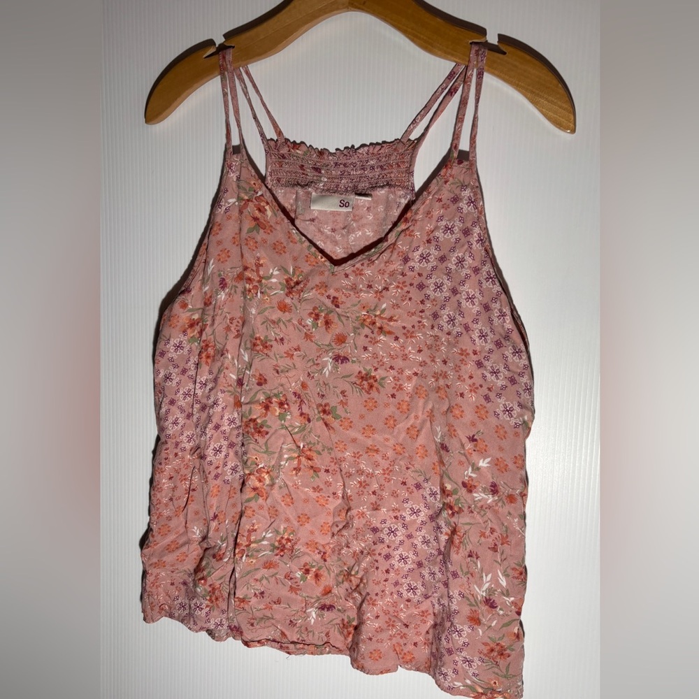 SO Pink Floral Women's Top